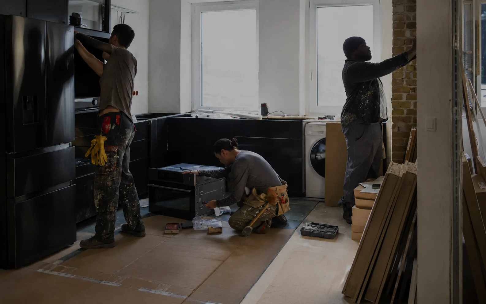 Rise & Renew Consulting renovation team at work